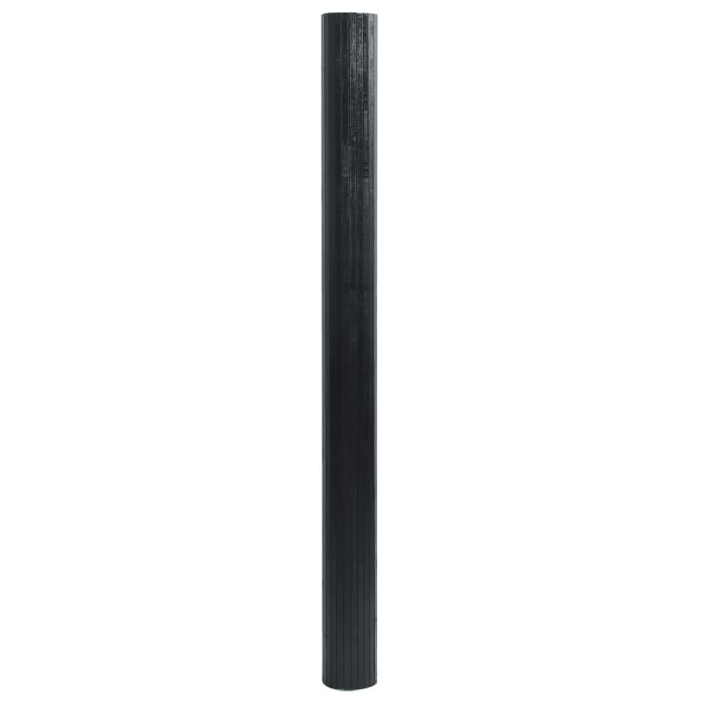 Vidaxl rectangulaire 60x500 cm Bamboo noir