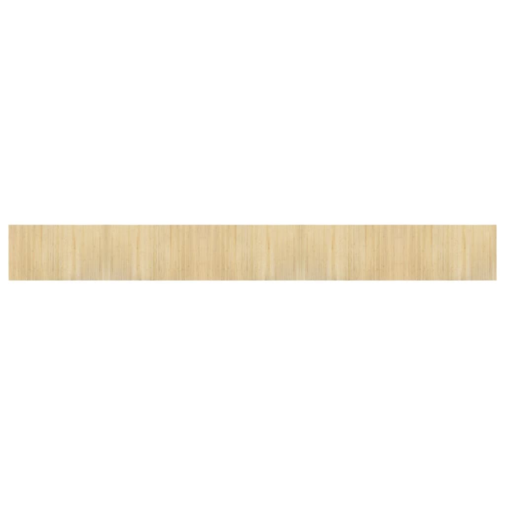 Tapis vidaxl rectangulaire 60x500 cm Bamboo Light Natural