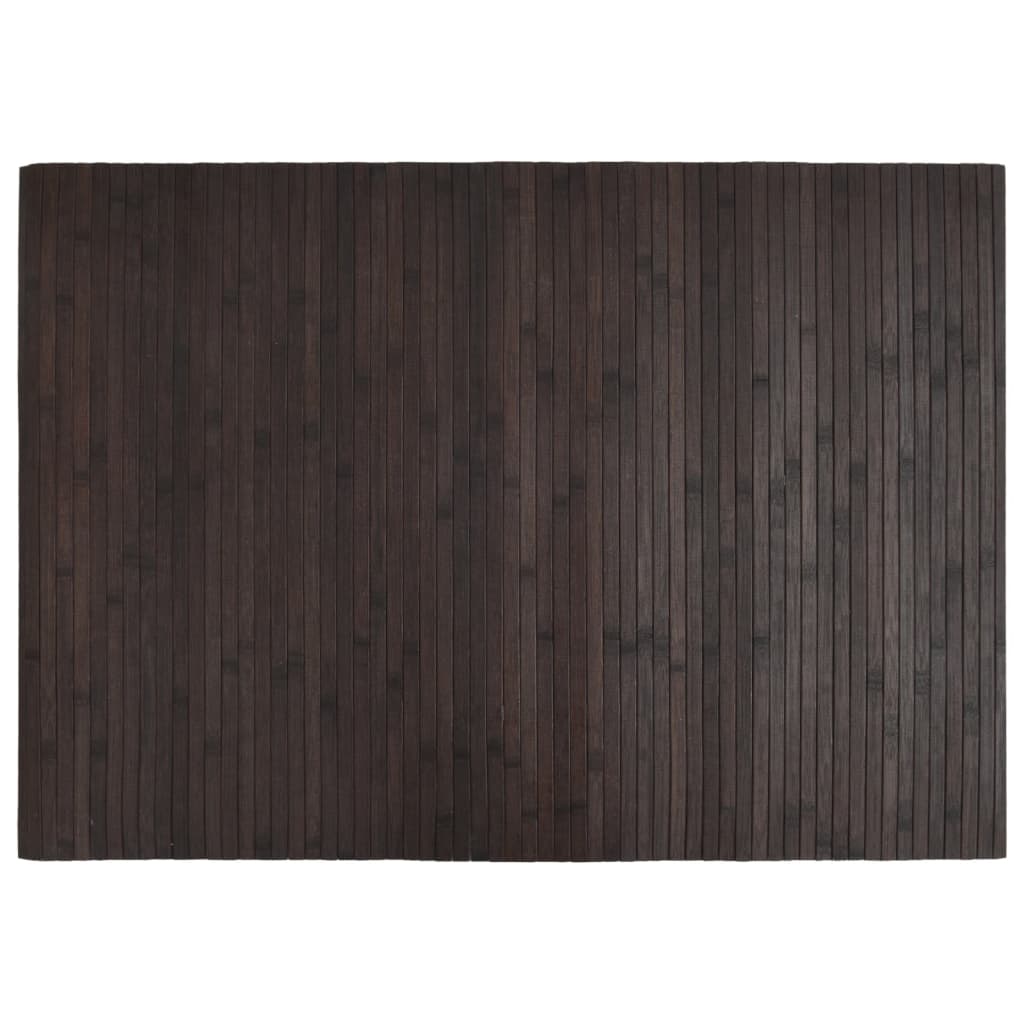 Vidaxx tapis rectangulaire 70x100 cm bambou marron foncé
