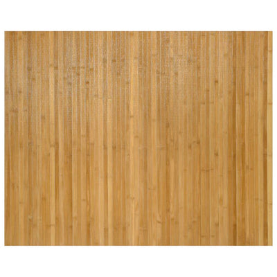 Vidaxl rectangulaire 80x100 cm bambou naturel