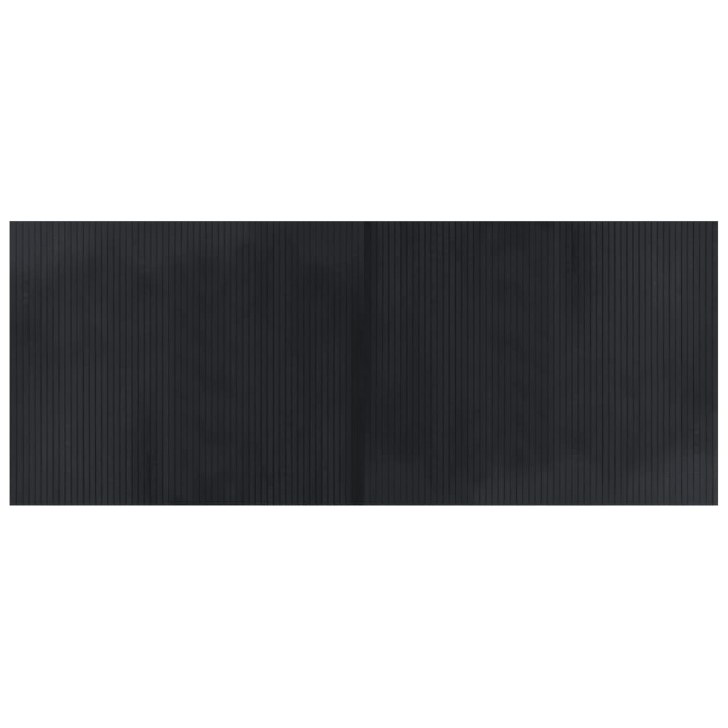 Vidaxx tapis rectangulaire 80x200 cm bambou noir