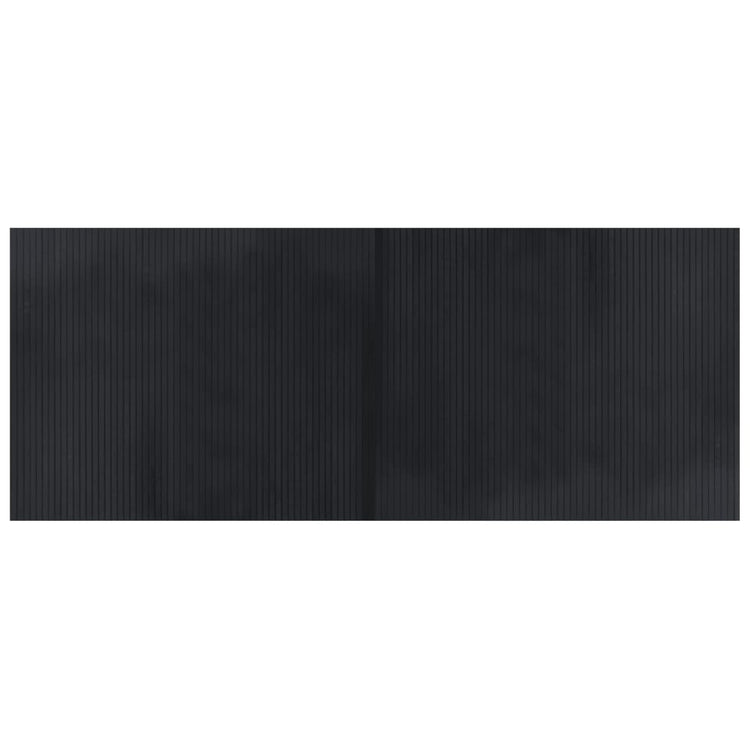 Vidaxx tapis rectangulaire 80x200 cm bambou noir