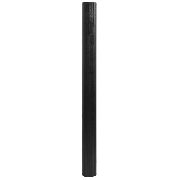 Vidaxx tapis rectangulaire 80x200 cm bambou noir