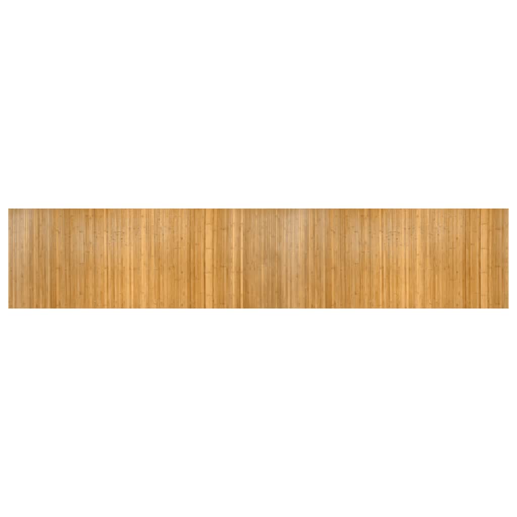 Vidaxl rectangulaire 80x400 cm bambou naturel