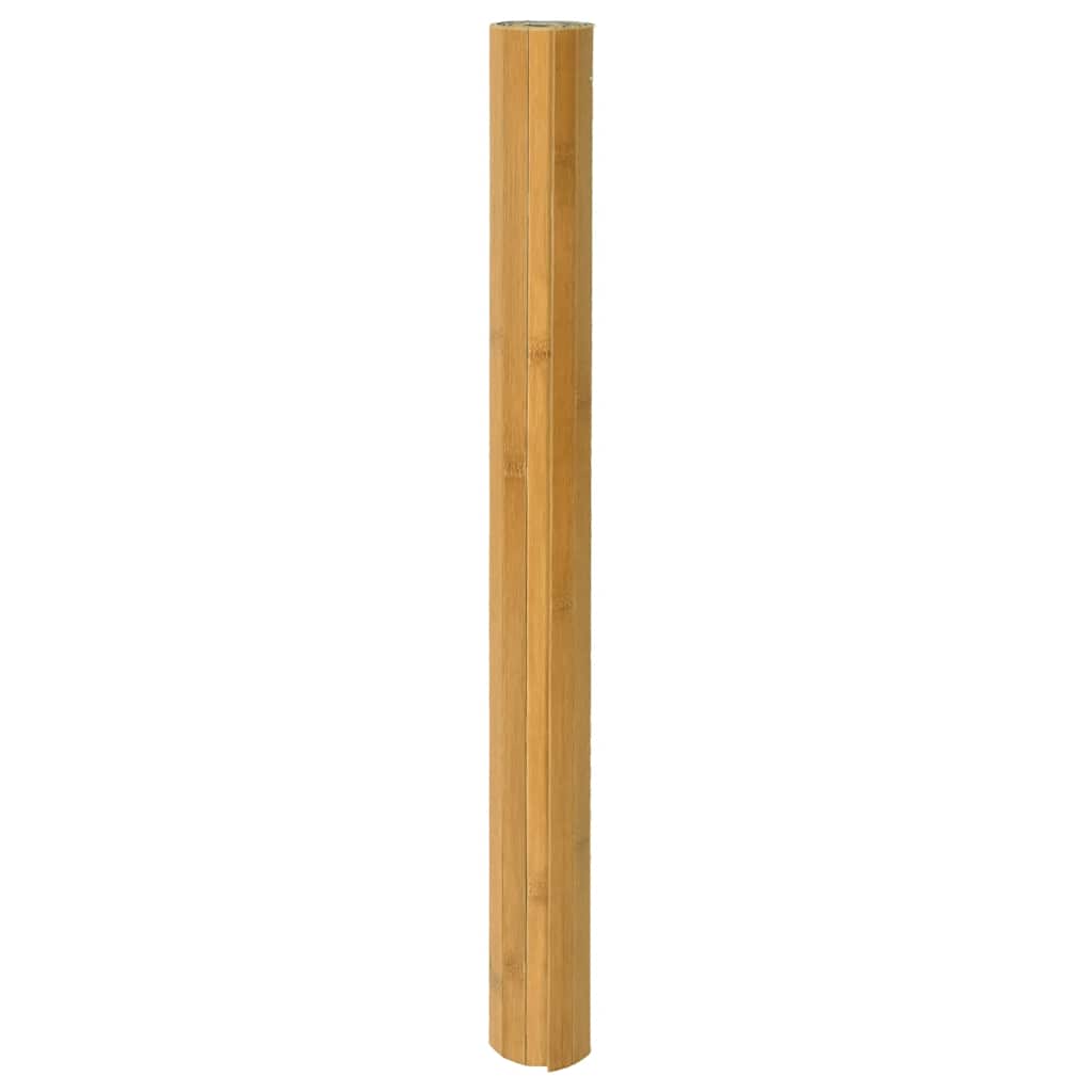 Vidaxl rectangulaire 80x400 cm bambou naturel