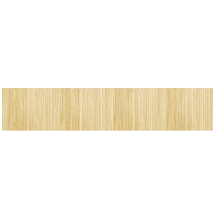 Vidaxx tapis rectangulaire 80x400 cm bambou naturel clair