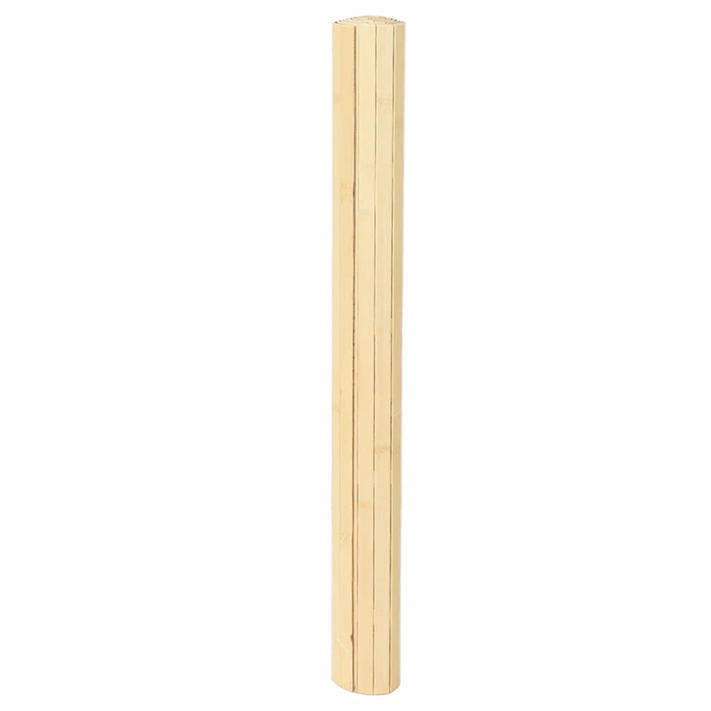 Vidaxx tapis rectangulaire 80x400 cm bambou naturel clair