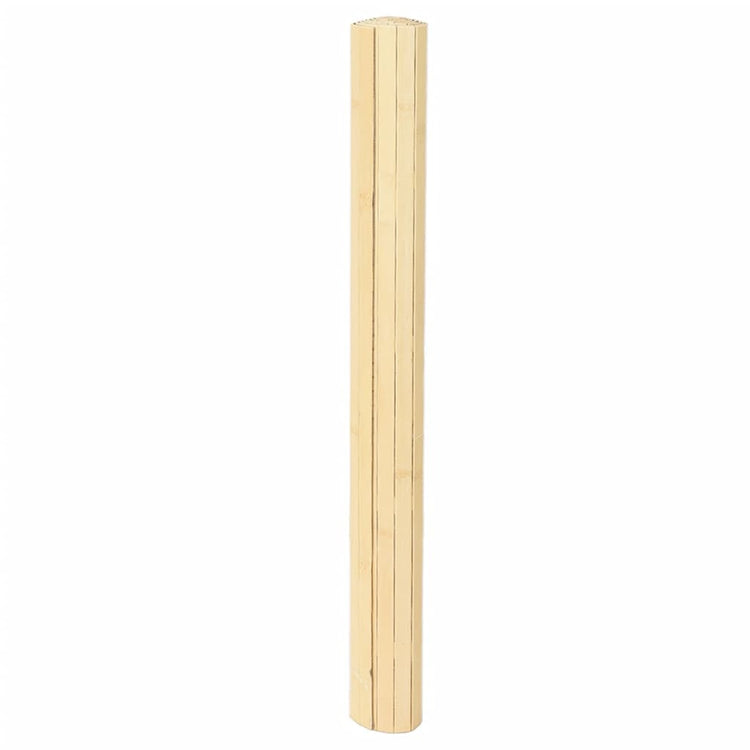 Vidaxx tapis rectangulaire 80x400 cm bambou naturel clair