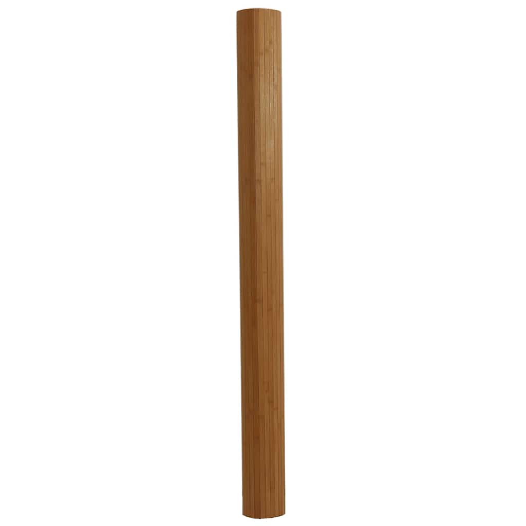 Vidaxl rectangulaire 80x500 cm brun bambou