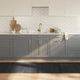 Vidaxl rectangulaire 80x500 cm gris de bambou