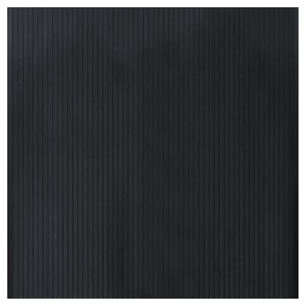 Vidaxx tapis rectangulaire 100x100 cm bambou noir