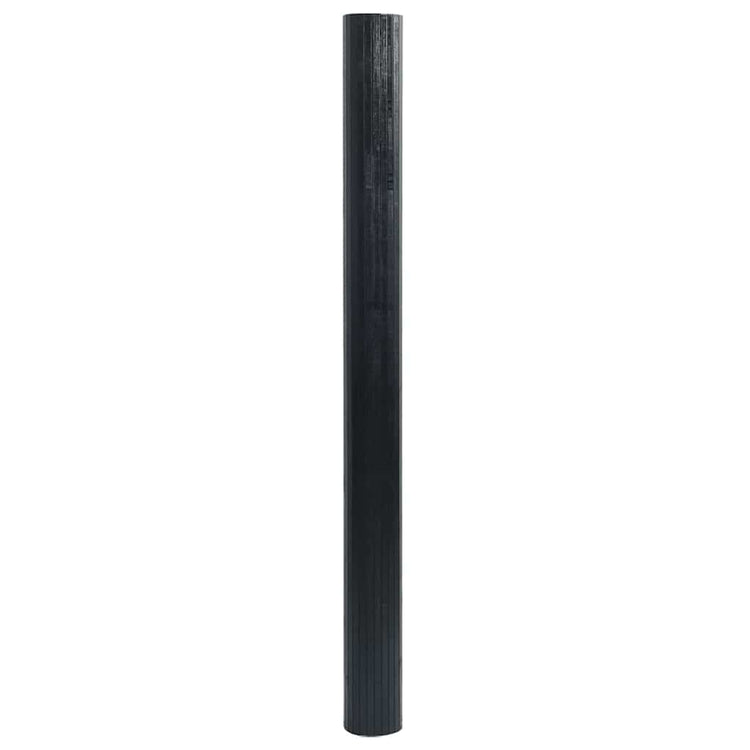 Vidaxx tapis rectangulaire 100x100 cm bambou noir
