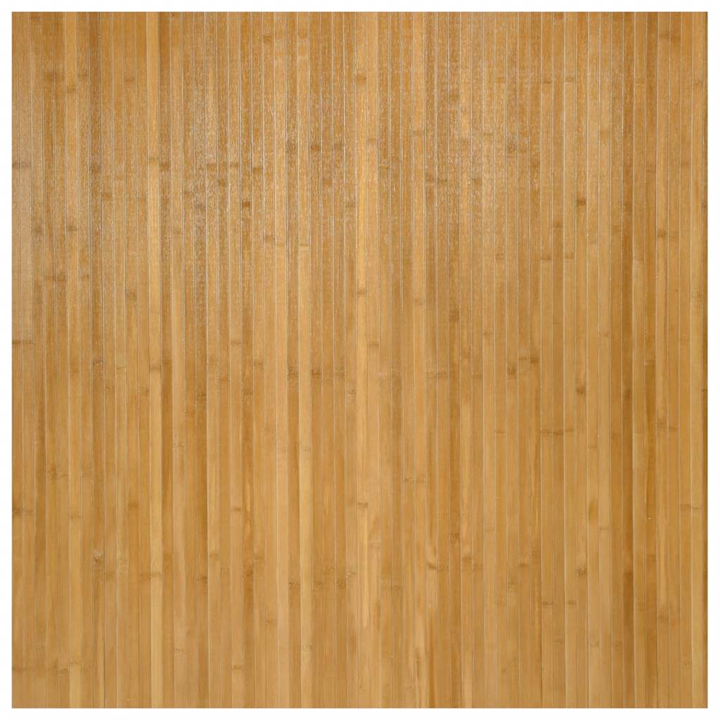 Vidaxx tapis rectangulaire 100x100 cm bambou naturel