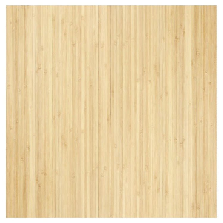 Vidaxx tapis rectangulaire 100x100 cm bambou naturel clair