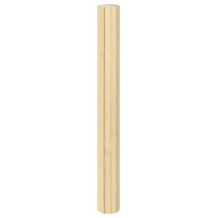 Vidaxx tapis rectangulaire 100x100 cm bambou naturel clair