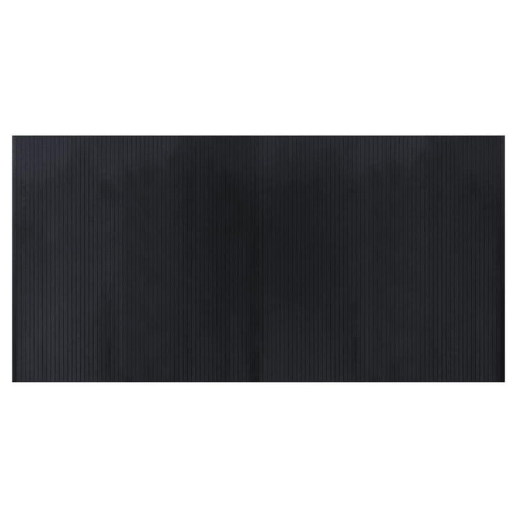 Vidaxx tapis rectangulaire 100x200 cm bambou noir