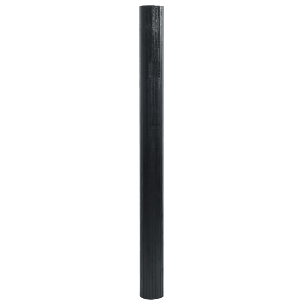 Vidaxx tapis rectangulaire 100x200 cm bambou noir