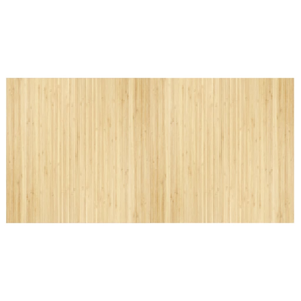 Vidaxx tapis rectangulaire 100x200 cm bambou naturel clair
