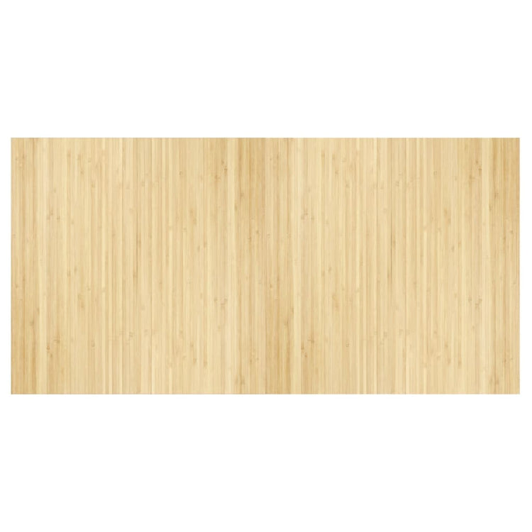 Vidaxx tapis rectangulaire 100x200 cm bambou naturel clair