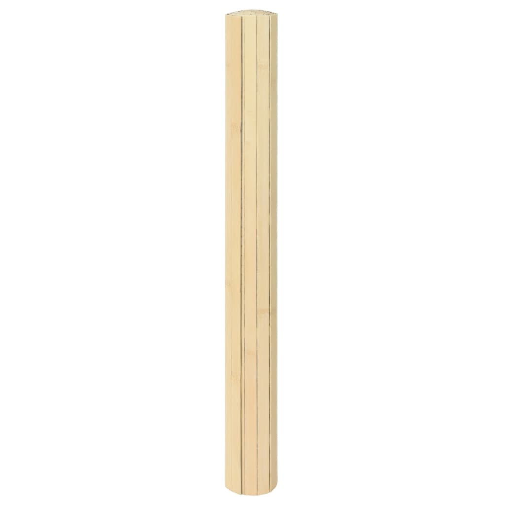 Vidaxx tapis rectangulaire 100x200 cm bambou naturel clair