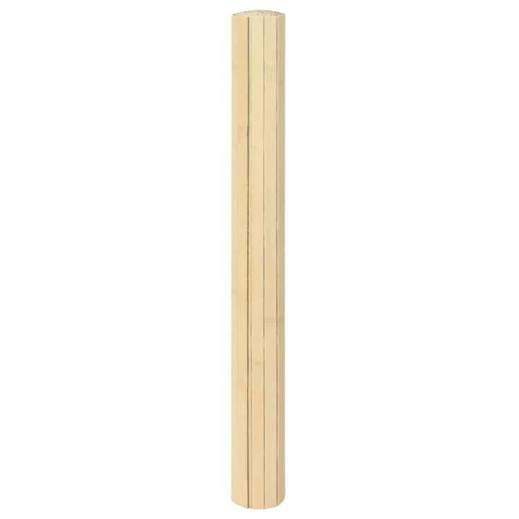 Vidaxx tapis rectangulaire 100x200 cm bambou naturel clair
