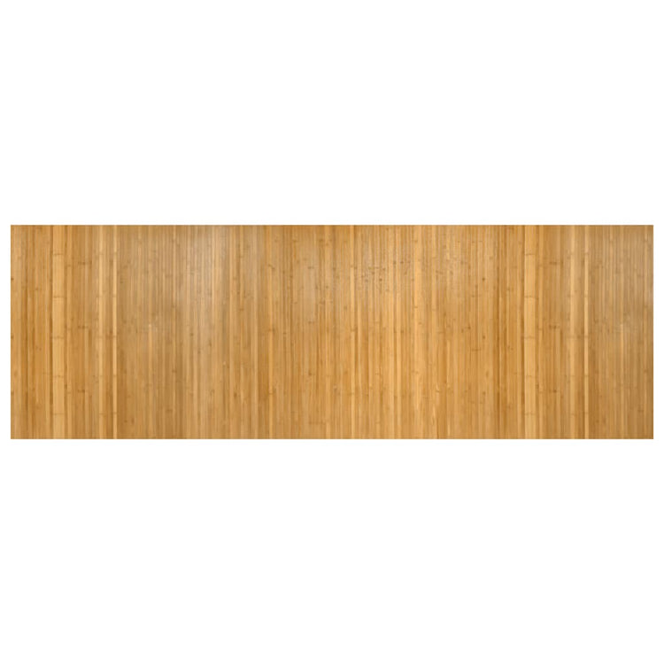 Vidaxx tapis rectangulaire 100x300 cm bambou naturel
