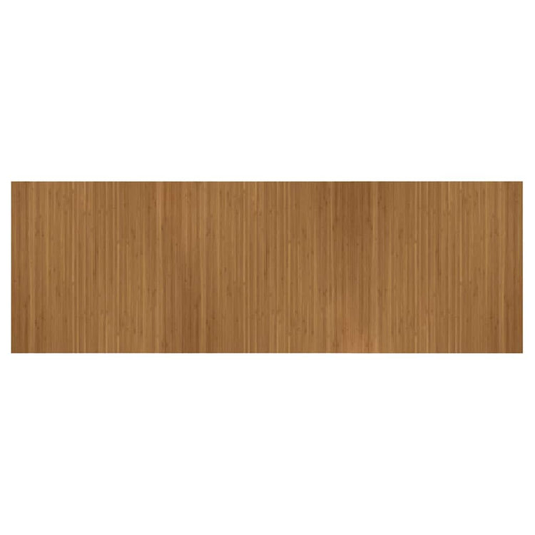 Vidaxx tapis rectangulaire 100x300 cm bambou marron