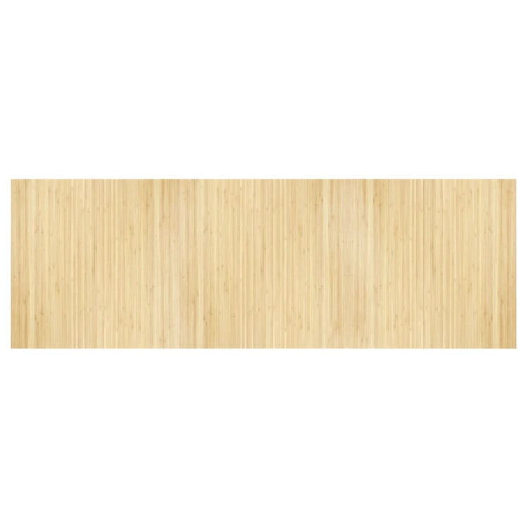 Tapis vidaxl rectangulaire 100x300 cm Bamboo Light Natural