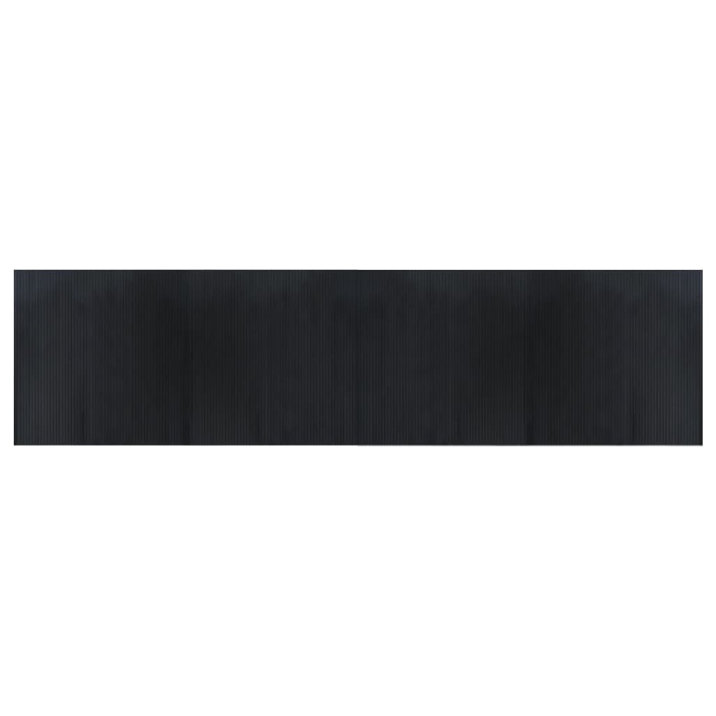 Vidaxl rectangulaire 100x400 cm noir
