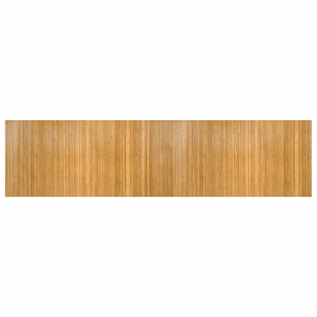Vidaxx tapis rectangulaire 100x400 cm bambou naturel