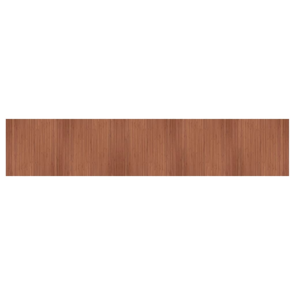 Tapis Vidaxl RECTANGULAIRE 100x500 cm BRAUNE