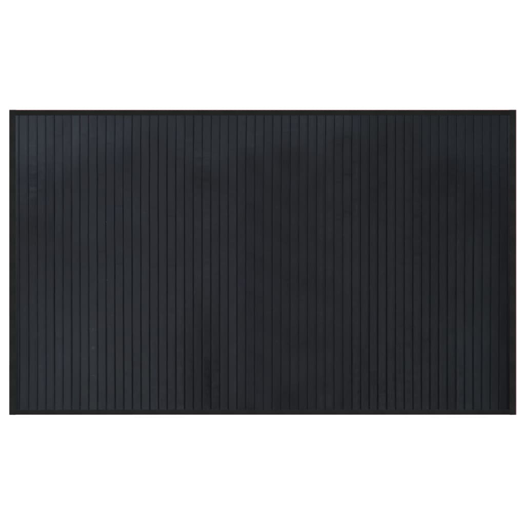 Vidaxx tapis rectangulaire 60x100 cm bambou noir
