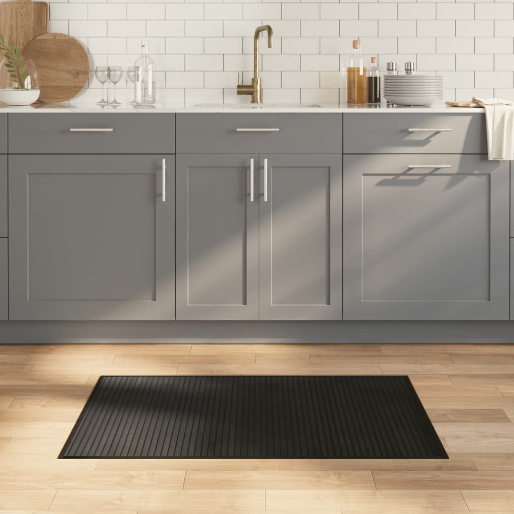 Vidaxx tapis rectangulaire 60x100 cm bambou noir