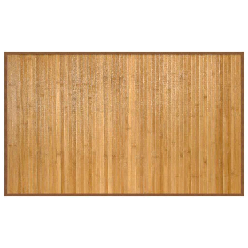 Vidaxx tapis rectangulaire 60x100 cm bambou naturel