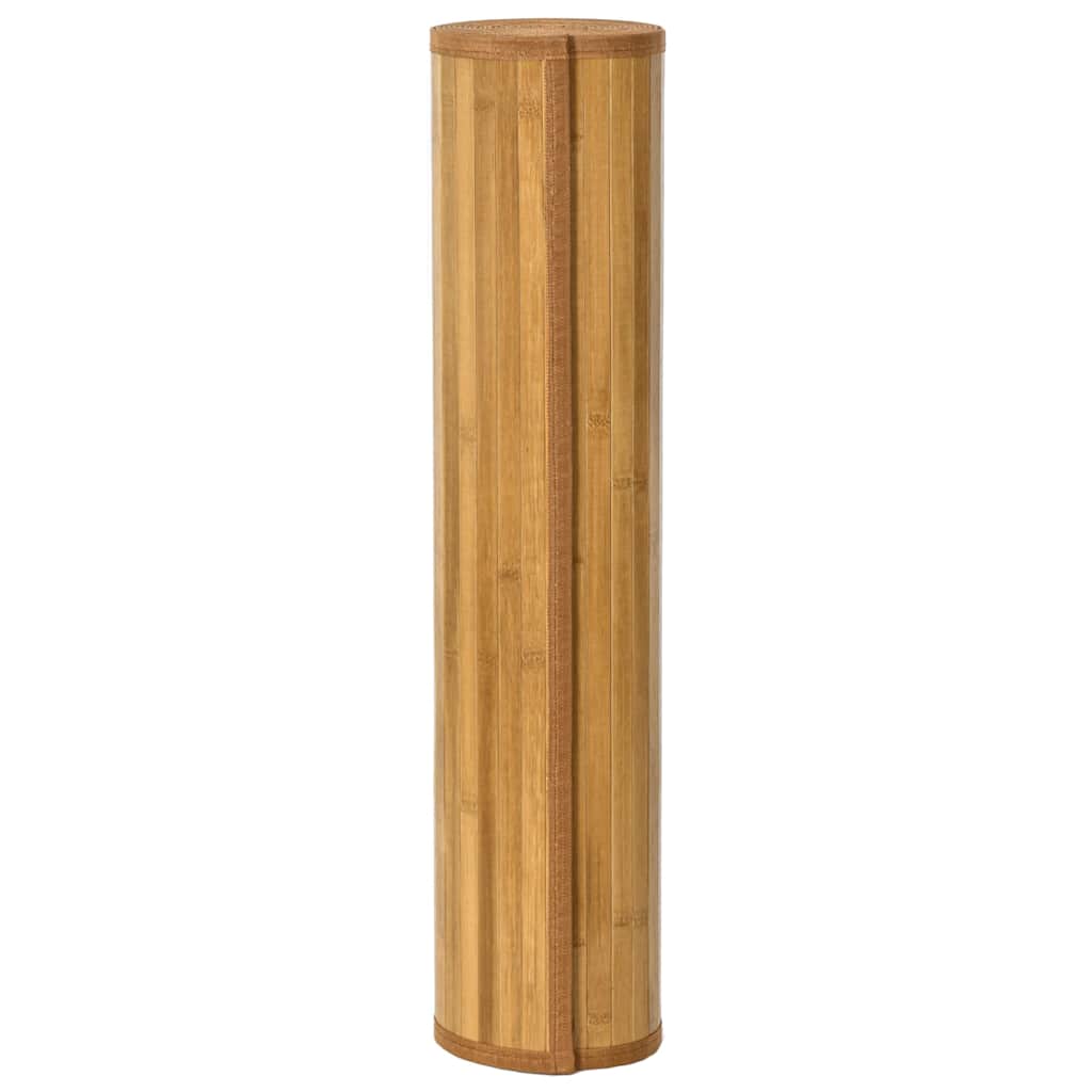 Vidaxx tapis rectangulaire 60x100 cm bambou naturel