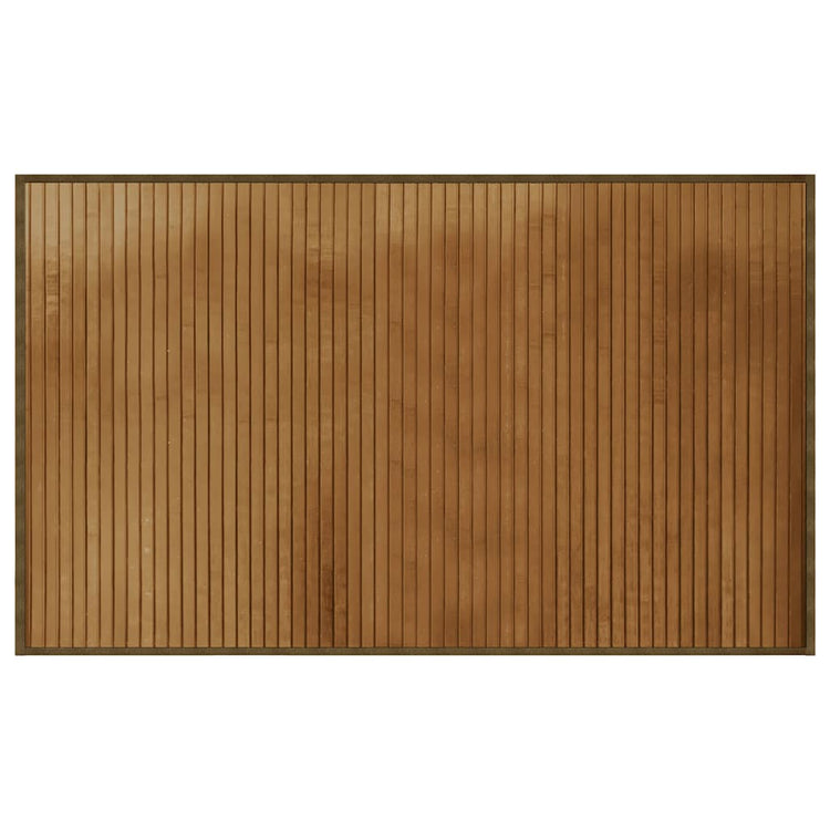 Vidaxx tapis rectangulaire 60x100 cm bambou marron