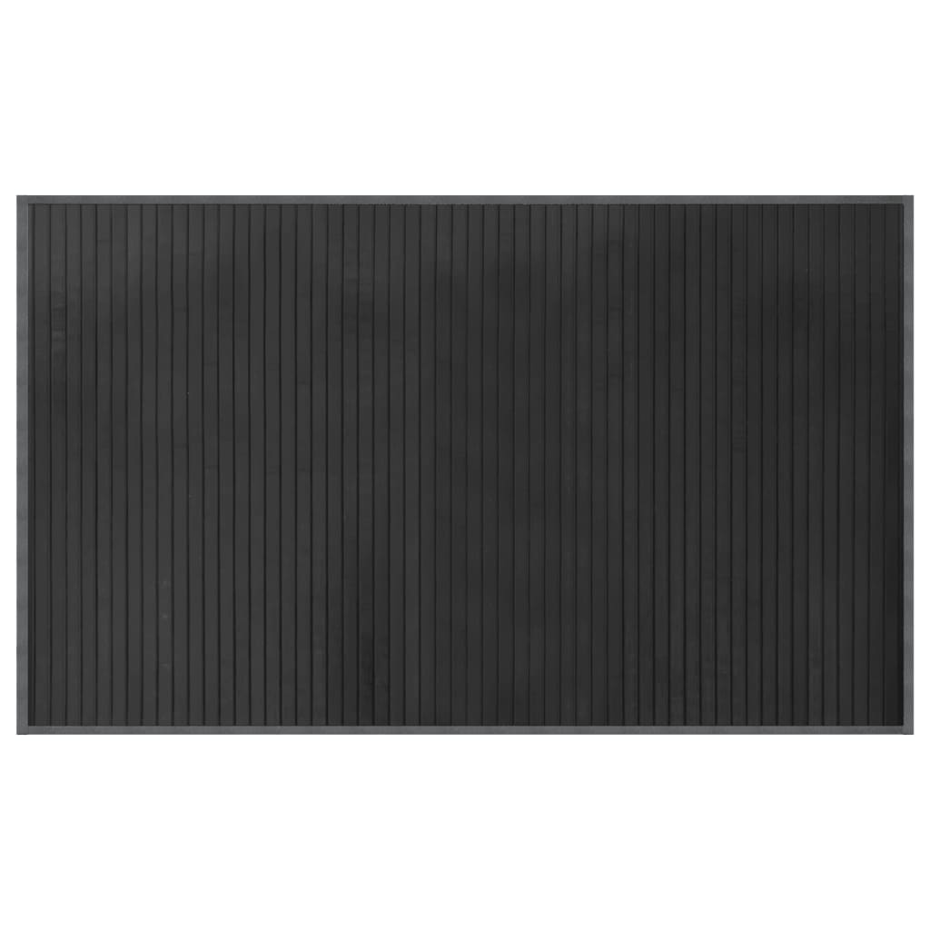 Vidaxx tapis rectangulaire 60x100 cm bambou gris