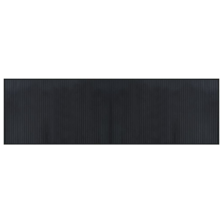 Vidaxx tapis rectangulaire 60x200 cm bambou noir