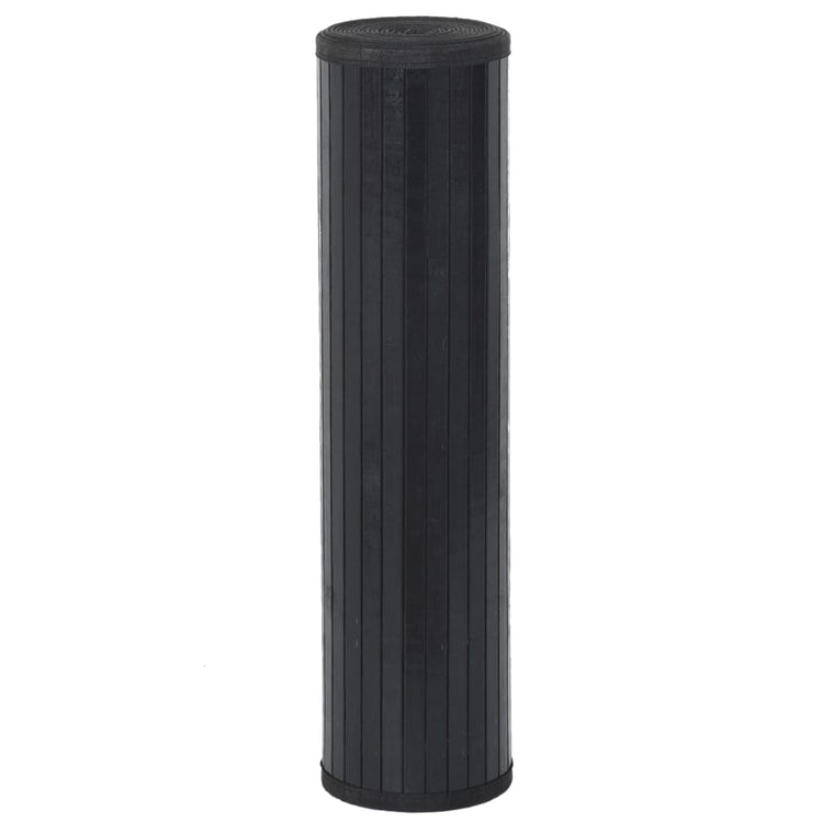 Vidaxx tapis rectangulaire 60x200 cm bambou noir