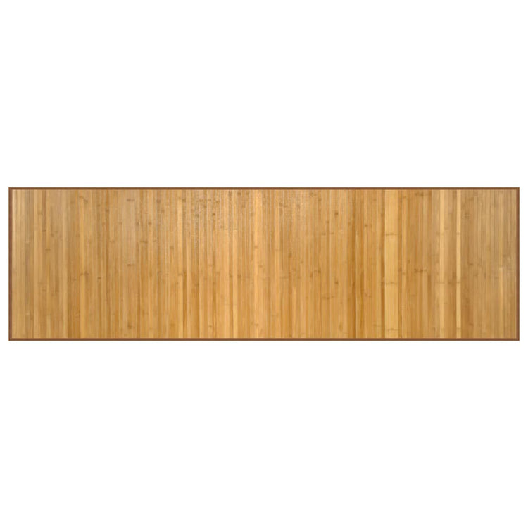 Vidaxx tapis rectangulaire 60x200 cm bambou naturel