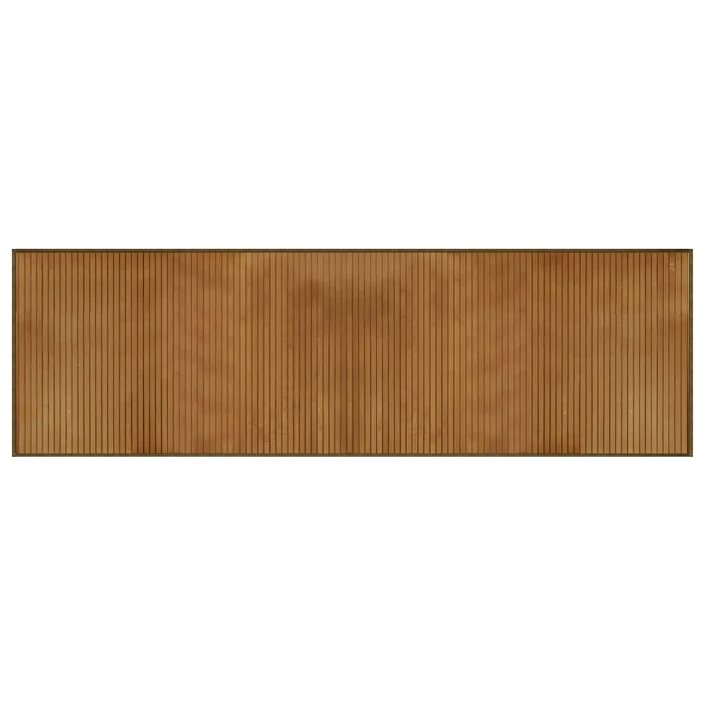 Vidaxx tapis rectangulaire 60x200 cm bambou marron