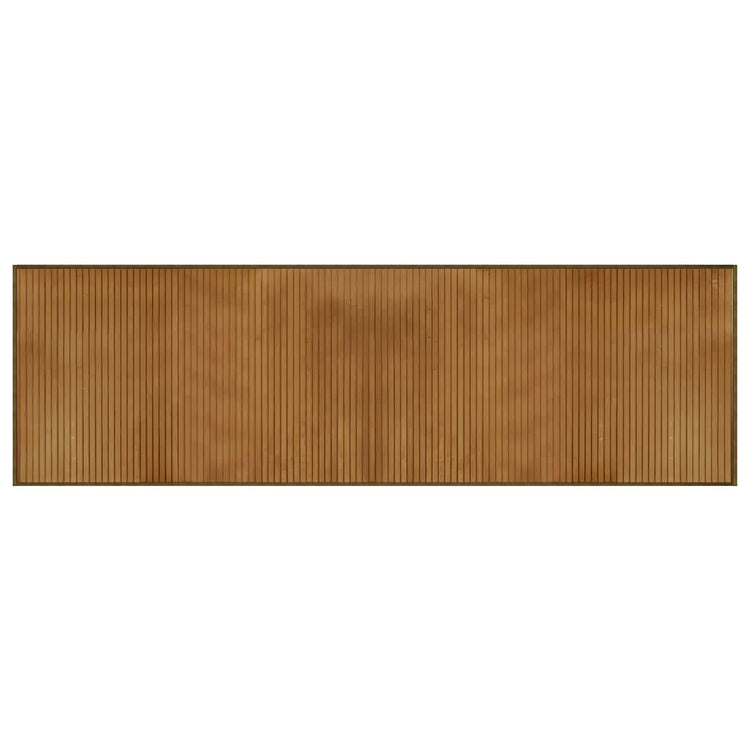 Vidaxx tapis rectangulaire 60x200 cm bambou marron