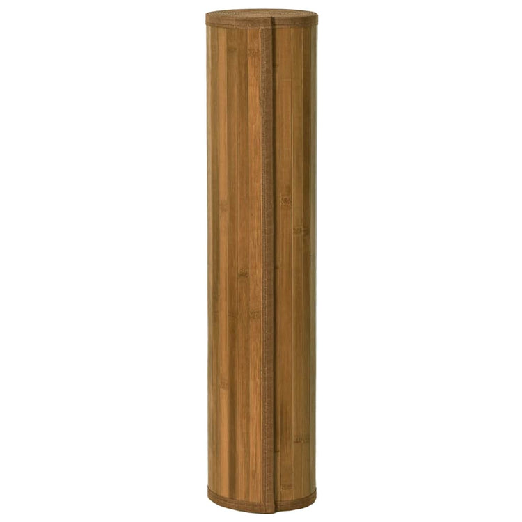 Vidaxx tapis rectangulaire 60x200 cm bambou marron
