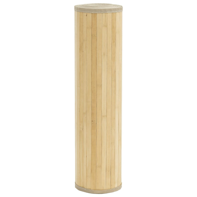 Vidaxx tapis rectangulaire 60x200 cm bambou naturel clair