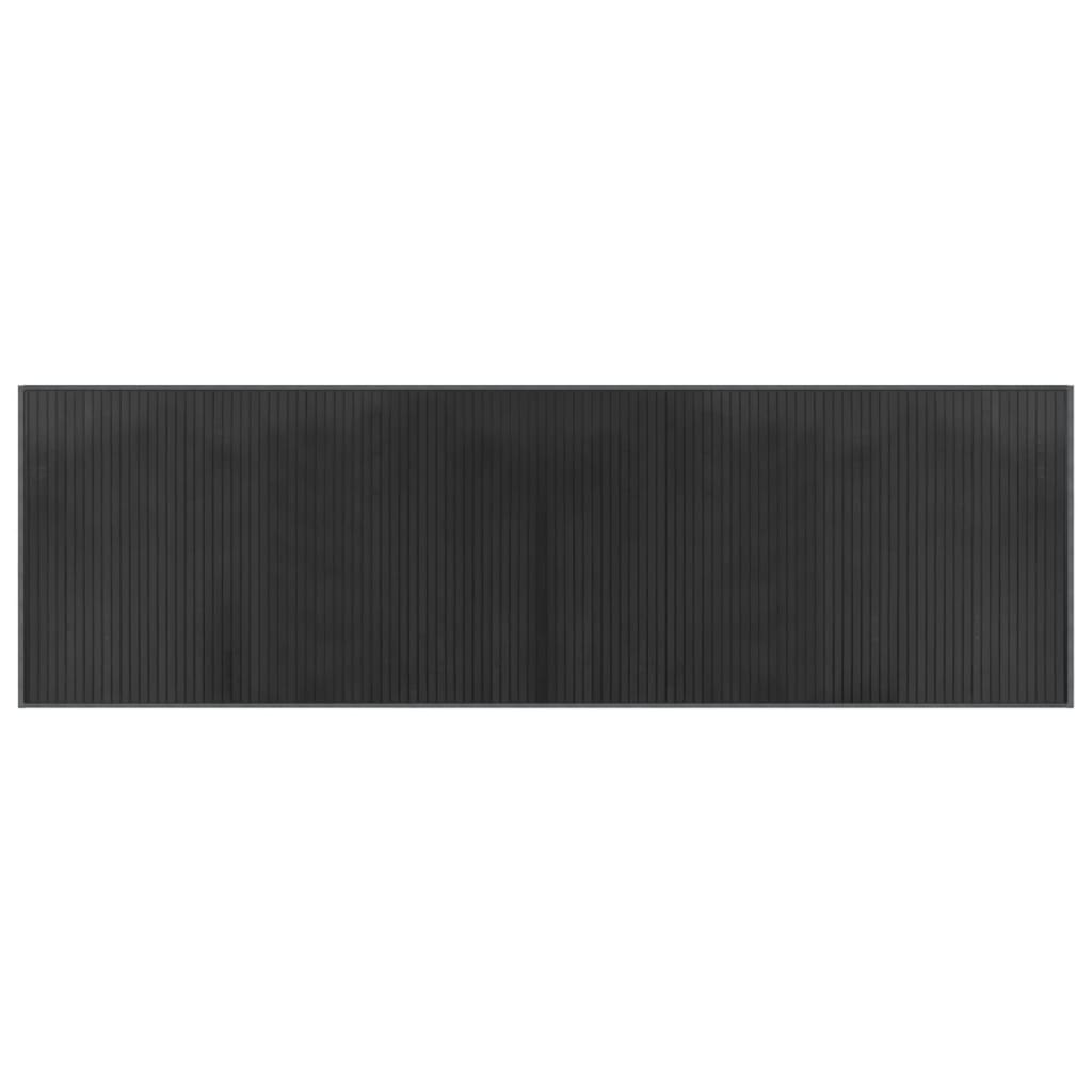 Vidaxx tapis rectangulaire 60x200 cm bambou gris