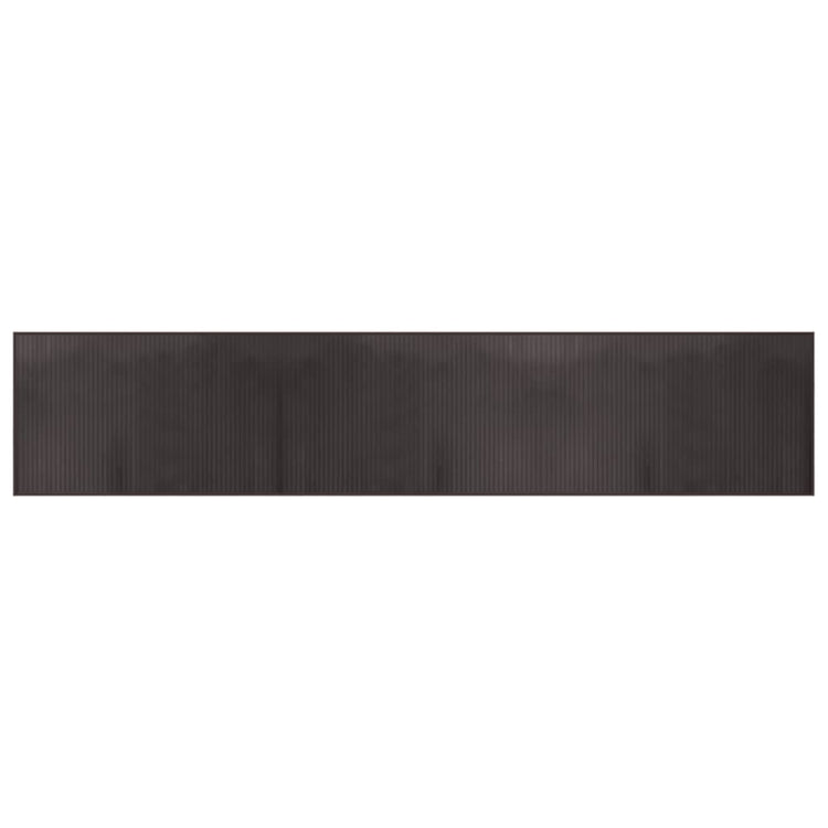 Vidaxx tapis rectangulaire 60x300 cm bambou marron foncé