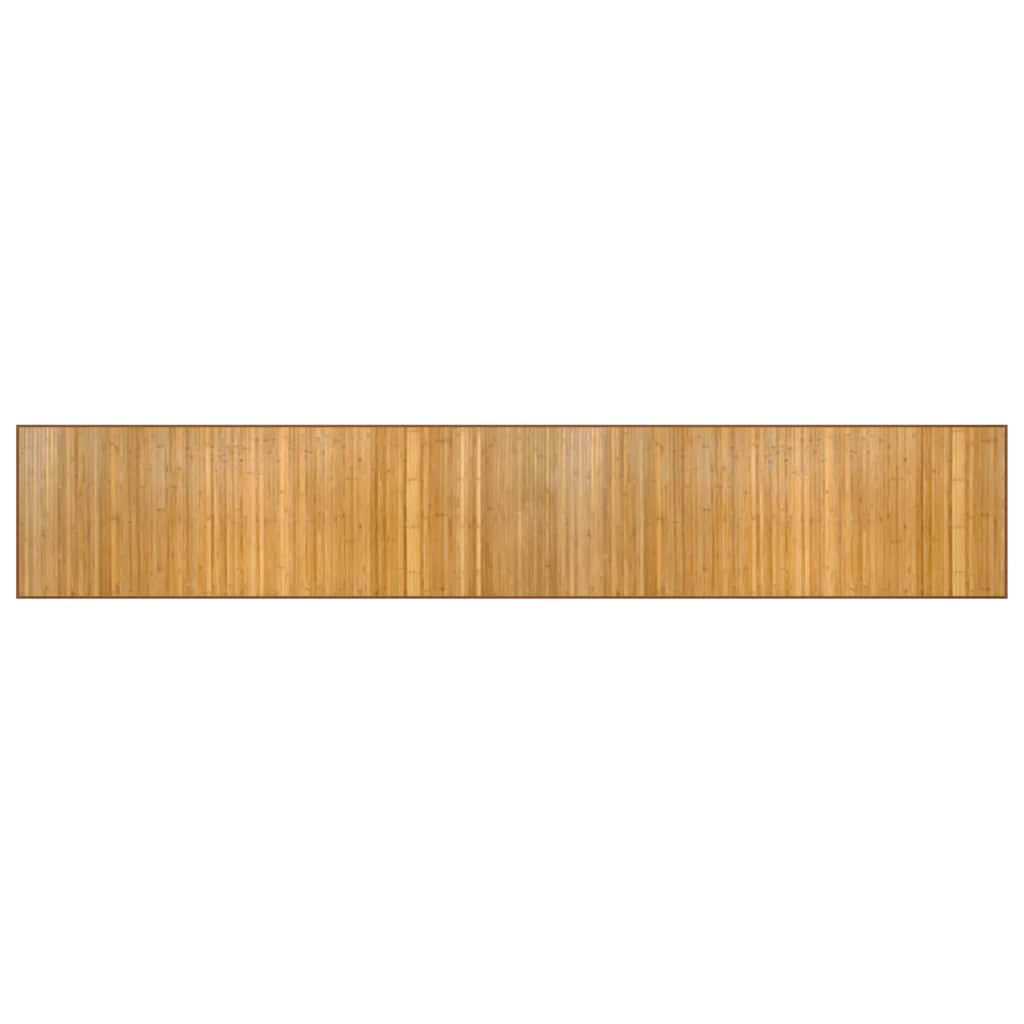 Vidaxx tapis rectangulaire 60x400 cm bambou naturel