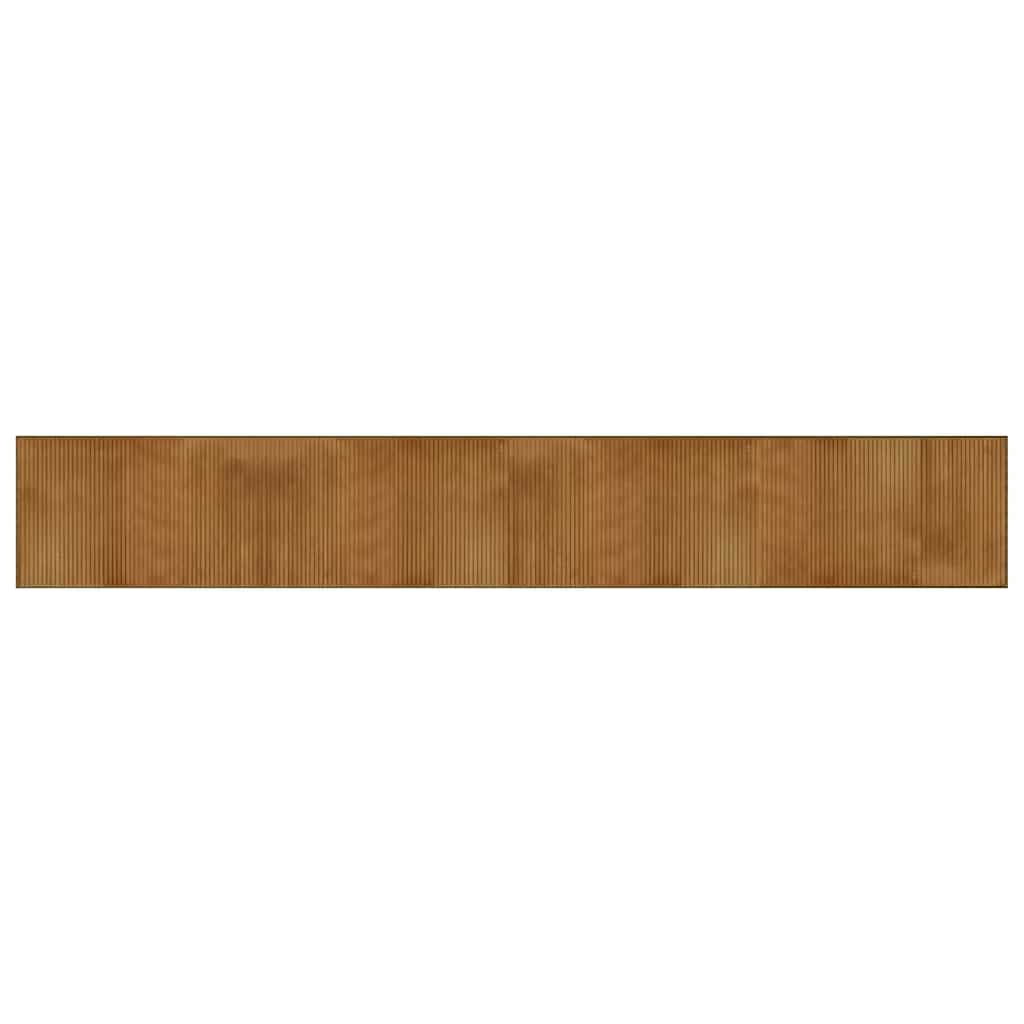 Vidaxx tapis rectangulaire 60x400 cm bambou marron