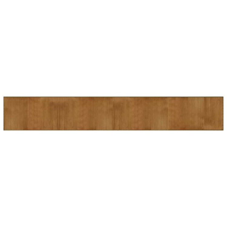Vidaxx tapis rectangulaire 60x400 cm bambou marron