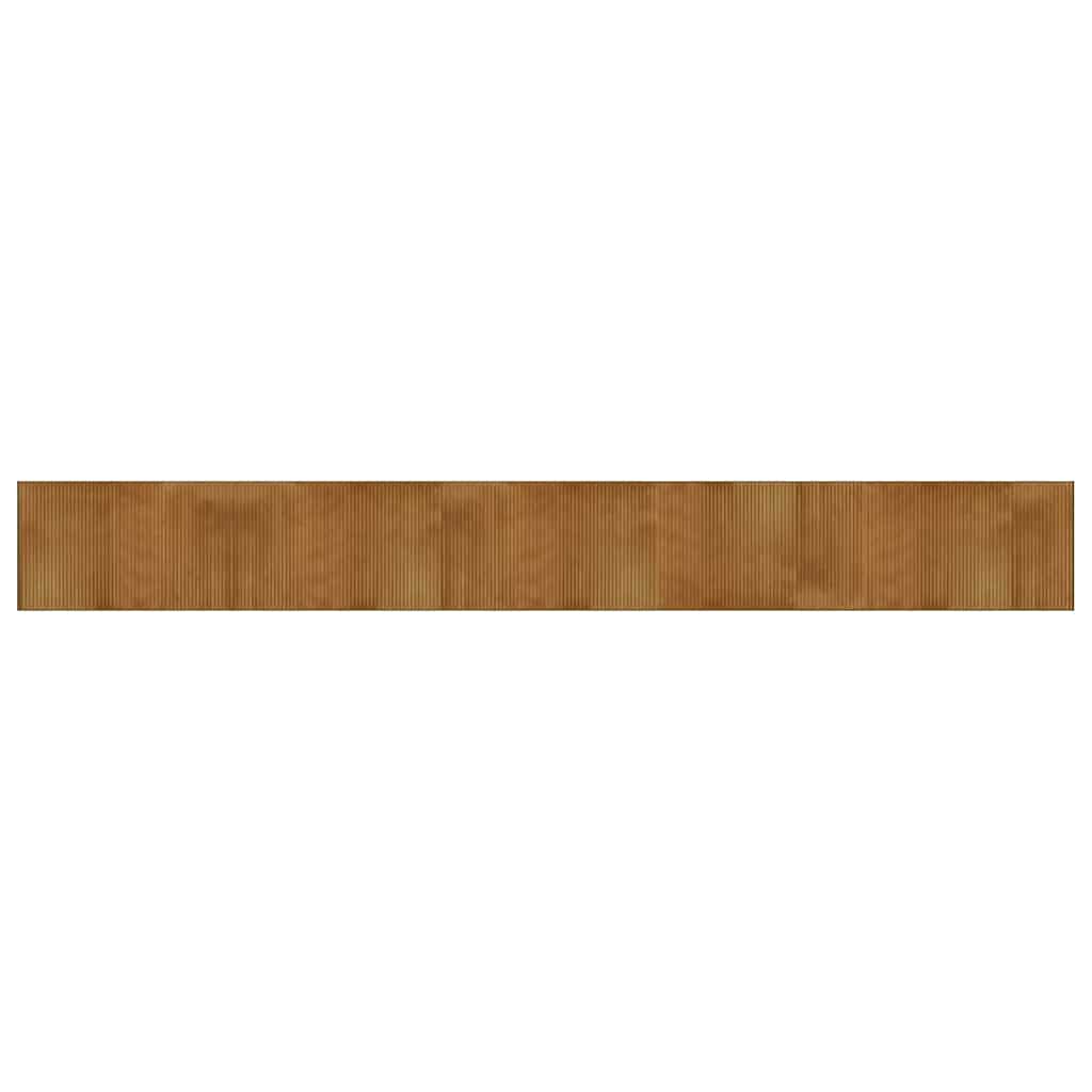 Tapis Vidaxl Rectangulaire 60x500 cm Brun